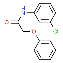 ChemSpider 2D Image | N-(3-Chlorophenyl)-2-phenoxyacetamide | C14H12ClNO2