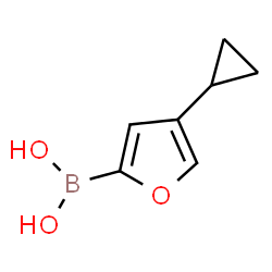 ChemSpider 2D Image | (4-Cyclopropyl-2-furyl)boronic acid | C7H9BO3