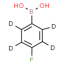ChemSpider 2D Image | [4-Fluoro(~2~H_4_)phenyl]boronic acid | C6H2D4BFO2