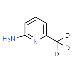 ChemSpider 2D Image | 6-(~2~H_3_)Methyl-2-pyridinamine | C6H5D3N2