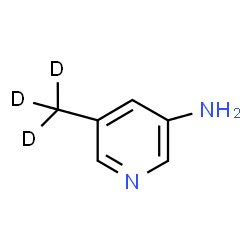 ChemSpider 2D Image | 5-(~2~H_3_)Methyl-3-pyridinamine | C6H5D3N2