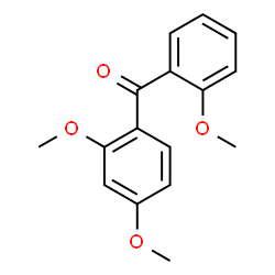 ChemSpider 2D Image | 2,2',4-Trimethoxybenzophenone | C16H16O4