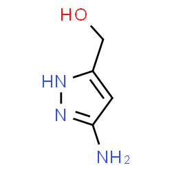 ChemSpider 2D Image | 5-amino-1H-Pyrazole-3-methanol | C4H7N3O