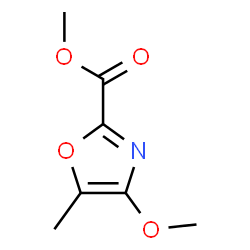 ChemSpider 2D Image | Methyl 4-methoxy-5-methyloxazole-2-carboxylate | C7H9NO4