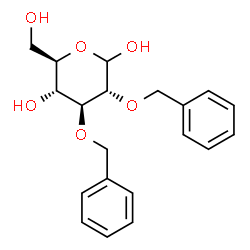 ChemSpider 2D Image | 2,3-Di-O-benzyl-D-glucopyranose | C20H24O6