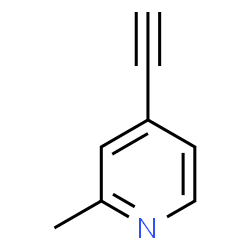 ChemSpider 2D Image | 4-Ethynyl-2-methylpyridine | C8H7N