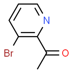 ChemSpider 2D Image | 2-Acetyl-3-bromopyridine | C7H6BrNO