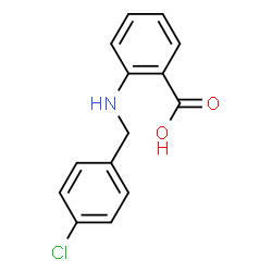 ChemSpider 2D Image | 2-[(4-Chlorobenzyl)amino]benzoic acid | C14H12ClNO2