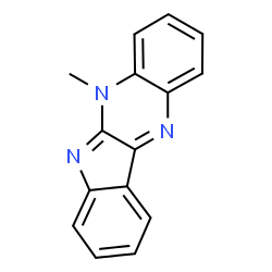 ChemSpider 2D Image | 5-Methyl-5H-indolo[2,3-b]quinoxaline | C15H11N3