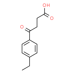 ChemSpider 2D Image | 4-(4-Ethylphenyl)-4-oxobutanoic acid | C12H14O3