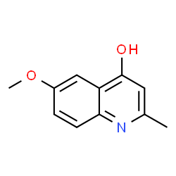 ChemSpider 2D Image | 6-Methoxy-2-methyl-4-quinolinol | C11H11NO2
