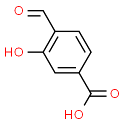 ChemSpider 2D Image | 4-Formyl-3-hydroxybenzoic acid | C8H6O4