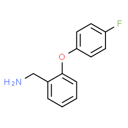 ChemSpider 2D Image | 2-(4-Fluorophenoxy)benzenemethanamine | C13H12FNO