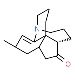 ChemSpider 2D Image | (9S)-4-Methyl-13-azatetracyclo[7.7.0.0~1,6~.0~2,13~]hexadec-2-en-8-one | C16H23NO
