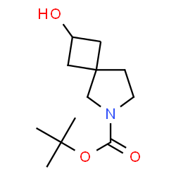 ChemSpider 2D Image | tert-Butyl 2-hydroxy-6-azaspiro[3.4]octane-6-carboxylate | C12H21NO3