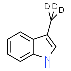 ChemSpider 2D Image | 3-(~2~H_3_)Methyl-1H-indole | C9H6D3N