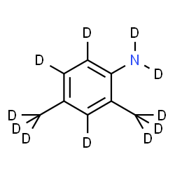 ChemSpider 2D Image | 2,4-Bis[(~2~H_3_)methyl](~2~H_5_)aniline | C8D11N