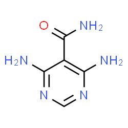 ChemSpider 2D Image | 4,6-Diamino-5-pyrimidinylformamide | C5H7N5O