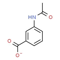 ChemSpider 2D Image | 3-Acetamidobenzoate | C9H8NO3