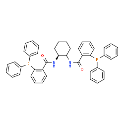 ChemSpider 2D Image | N,N'-(1S)-1,2-Cyclohexanediylbis[2-(diphenylphosphino)benzamide] | C44H40N2O2P2