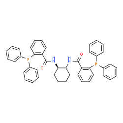 ChemSpider 2D Image | N,N'-(1R)-1,2-Cyclohexanediylbis[2-(diphenylphosphino)benzamide] | C44H40N2O2P2