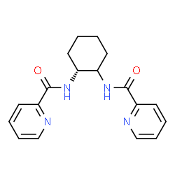 ChemSpider 2D Image | N,N'-(1R)-1,2-Cyclohexanediyldi(2-pyridinecarboxamide) | C18H20N4O2