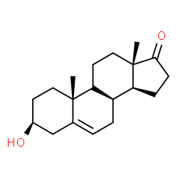 ChemSpider 2D Image | (3beta,8alpha,9xi)-3-Hydroxyandrost-5-en-17-one | C19H28O2