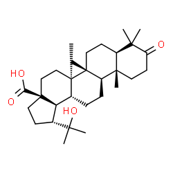 ChemSpider 2D Image | 20-Hydroxy-3-oxolupan-28-oic acid | C30H48O4