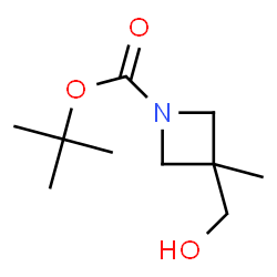ChemSpider 2D Image | tert-Butyl 3-(hydroxymethyl)-3-methylazetidine-1-carboxylate | C10H19NO3