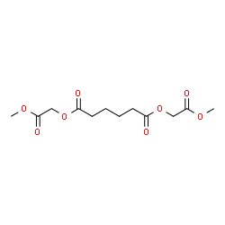ChemSpider 2D Image | Bis(2-methoxy-2-oxoethyl) adipate | C12H18O8