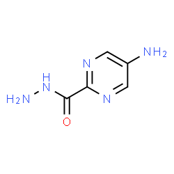 ChemSpider 2D Image | 5-Amino-2-pyrimidinecarbohydrazide | C5H7N5O