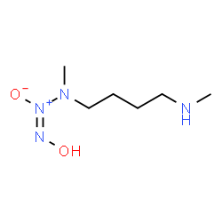 ChemSpider 2D Image | (1E)-1-Hydroxy-3-methyl-3-[4-(methylamino)butyl]-1-triazene 2-oxide | C6H16N4O2