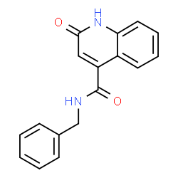 ChemSpider 2D Image | N-benzyl-2-hydroxyquinoline-4-carboxamide | C17H14N2O2