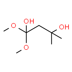 ChemSpider 2D Image | 1,1-Dimethoxy-3-methyl-1,3-butanediol | C7H16O4