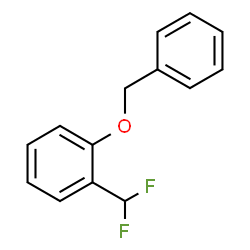 ChemSpider 2D Image | 1-(Benzyloxy)-2-(difluoromethyl)benzene | C14H12F2O