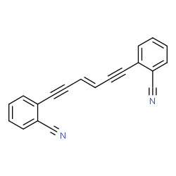 ChemSpider 2D Image | 2,2'-[(3E)-3-Hexene-1,5-diyne-1,6-diyl]dibenzonitrile | C20H10N2