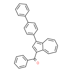 ChemSpider 2D Image | [3-(4-Biphenylyl)-1-azulenyl](phenyl)methanone | C29H20O