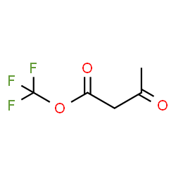 ChemSpider 2D Image | Trifluoromethyl 3-oxobutanoate | C5H5F3O3