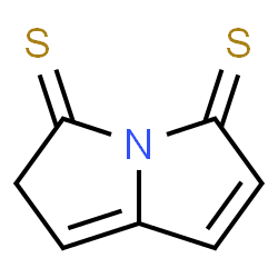 ChemSpider 2D Image | 3H-Pyrrolizine-3,5(2H)-dithione | C7H5NS2