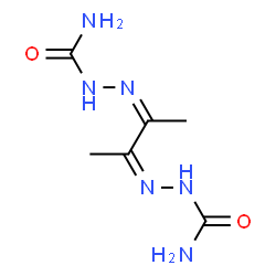 ChemSpider 2D Image | (2Z,2'Z)-2,2'-[(2Z,3Z)-2,3-Butanediylidene]dihydrazinecarboxamide | C6H12N6O2