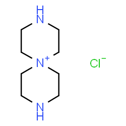 ChemSpider 2D Image | 3,9-Diaza-6-azoniaspiro[5.5]undecane chloride | C8H18ClN3