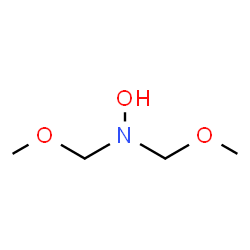 ChemSpider 2D Image | N-Hydroxy-1-methoxy-N-(methoxymethyl)methanamine | C4H11NO3
