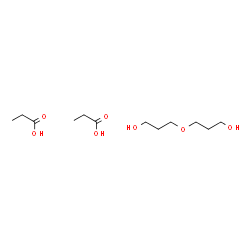 ChemSpider 2D Image | Propanoic acid - 3,3'-oxydi(1-propanol) (2:1) | C12H26O7