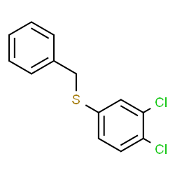 ChemSpider 2D Image | 4-(Benzylsulfanyl)-1,2-dichlorobenzene | C13H10Cl2S