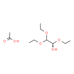 ChemSpider 2D Image | 1,2,2-Triethoxyethanol - acetic acid (1:1) | C10H22O6