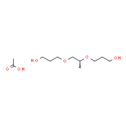 ChemSpider 2D Image | 3,3'-[1,2-Propanediylbis(oxy)]di(1-propanol) - acetic acid (1:1) | C11H24O6