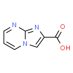ChemSpider 2D Image | Imidazo[1,2-a]pyrimidine-2-carboxylic acid | C7H5N3O2