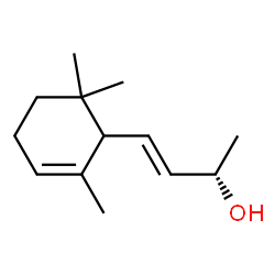 ChemSpider 2D Image | (2S,3E)-4-(2,6,6-Trimethyl-2-cyclohexen-1-yl)-3-buten-2-ol | C13H22O