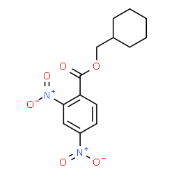 ChemSpider 2D Image | Cyclohexylmethyl 2,4-dinitrobenzoate | C14H16N2O6