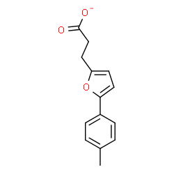 ChemSpider 2D Image | 5-(p-Tolyl)furfurylacetate | C14H13O3